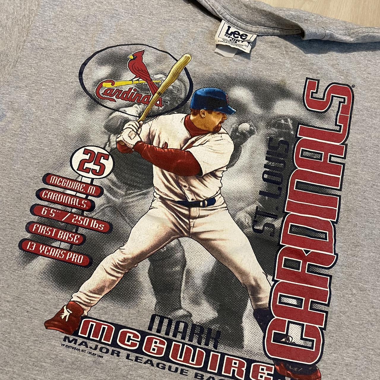 Vintage st lousy cardinals mark McGwire baseball - Depop