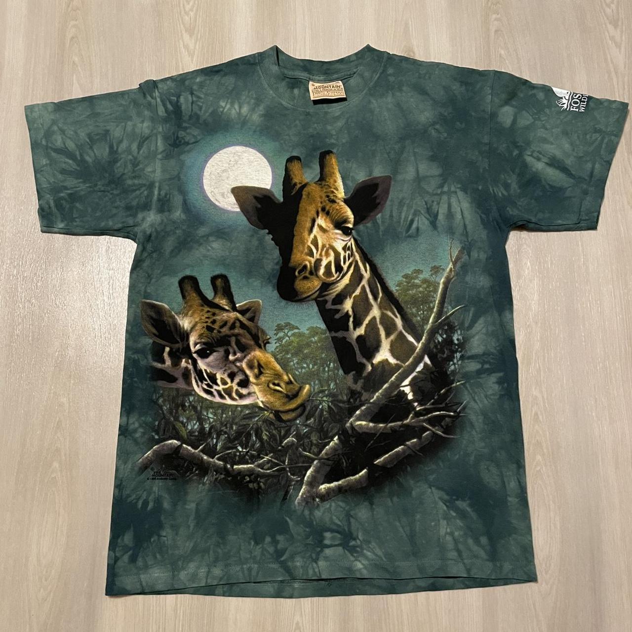 Giraffe Shirt Animal Graphic Tshirt for Women Casual Short Sleeve