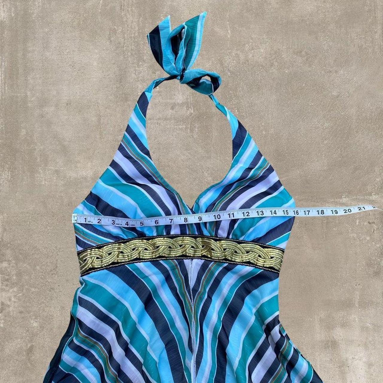 Cache Women's Blouse - Multi/Blue - 4 – Caché Blu… - image 6