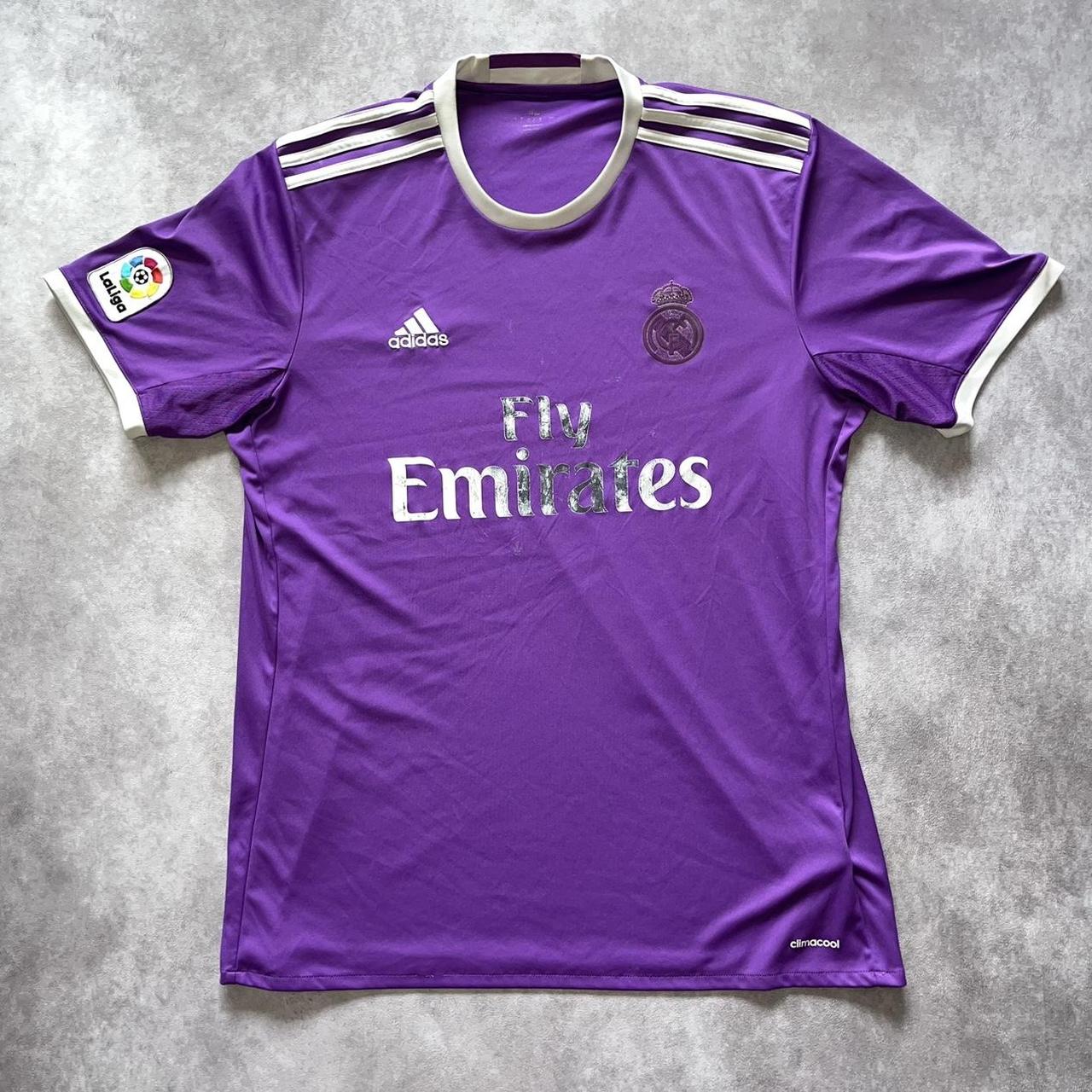 Pink Real Madrid soccer jersey - Depop