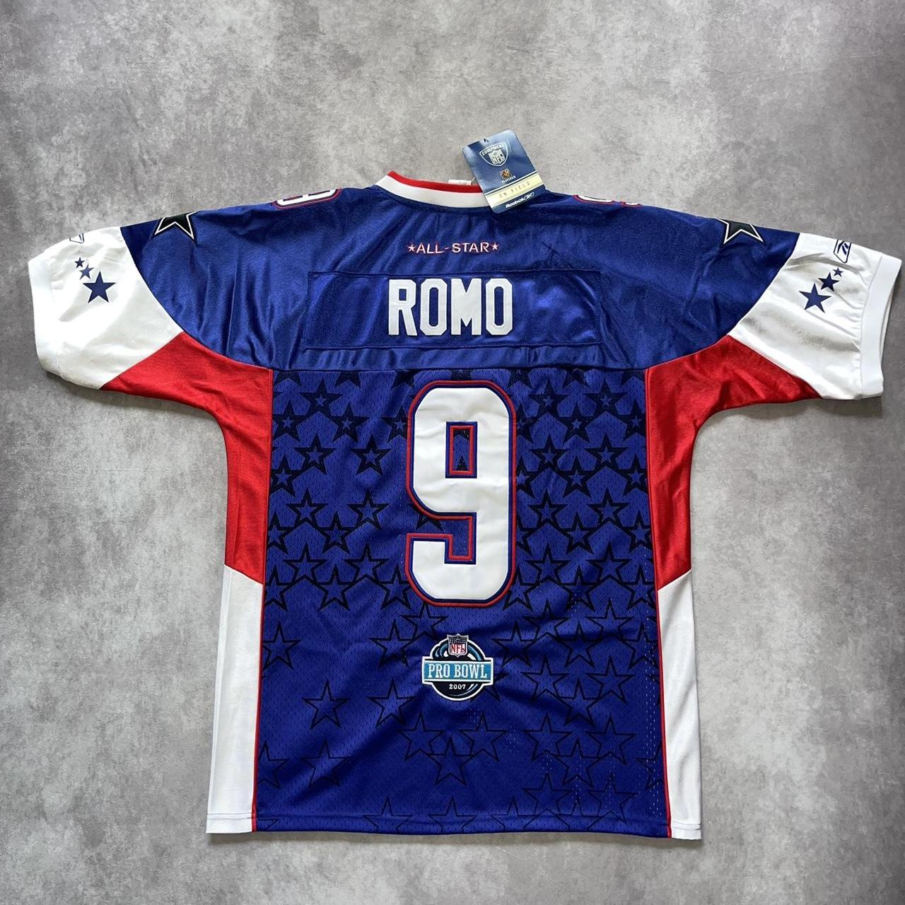 Vintage Y2K Dallas Cowboys Reebok NFL Tony Romo Jersey - Depop