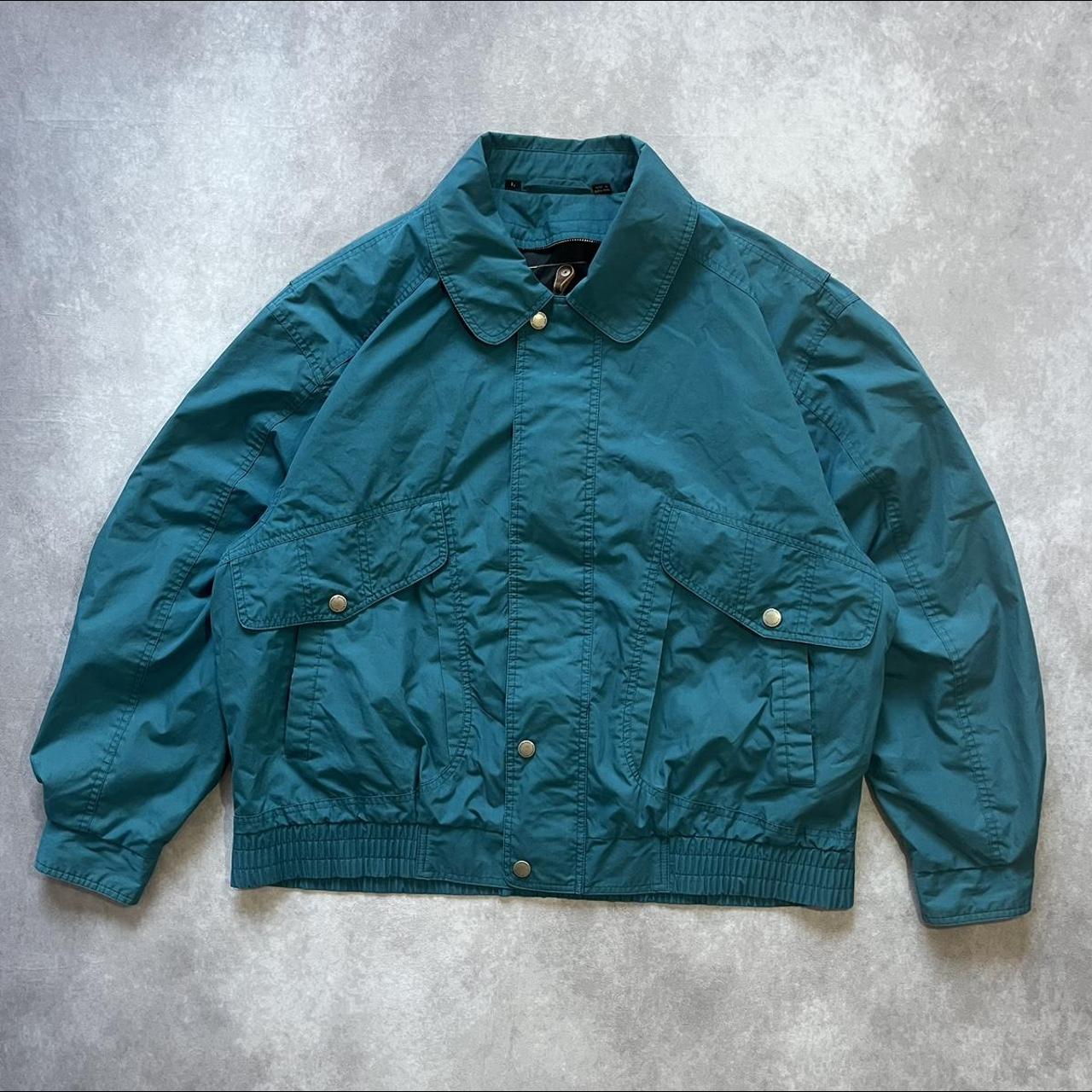 Vintage Blue Jacket ♻️ ABOUT THE ITMEN... - Depop