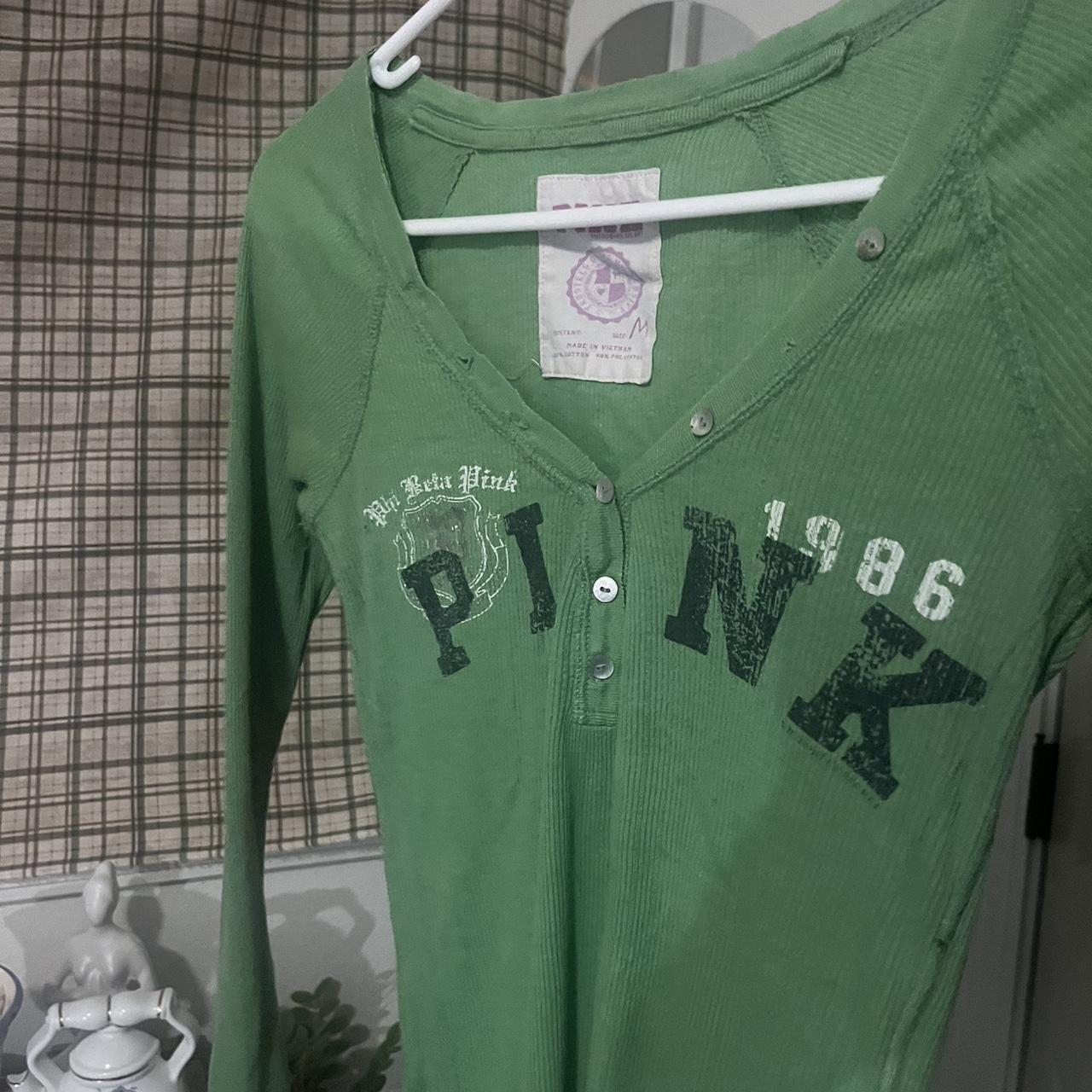 Pink Boutique Women's Green Shirt Depop