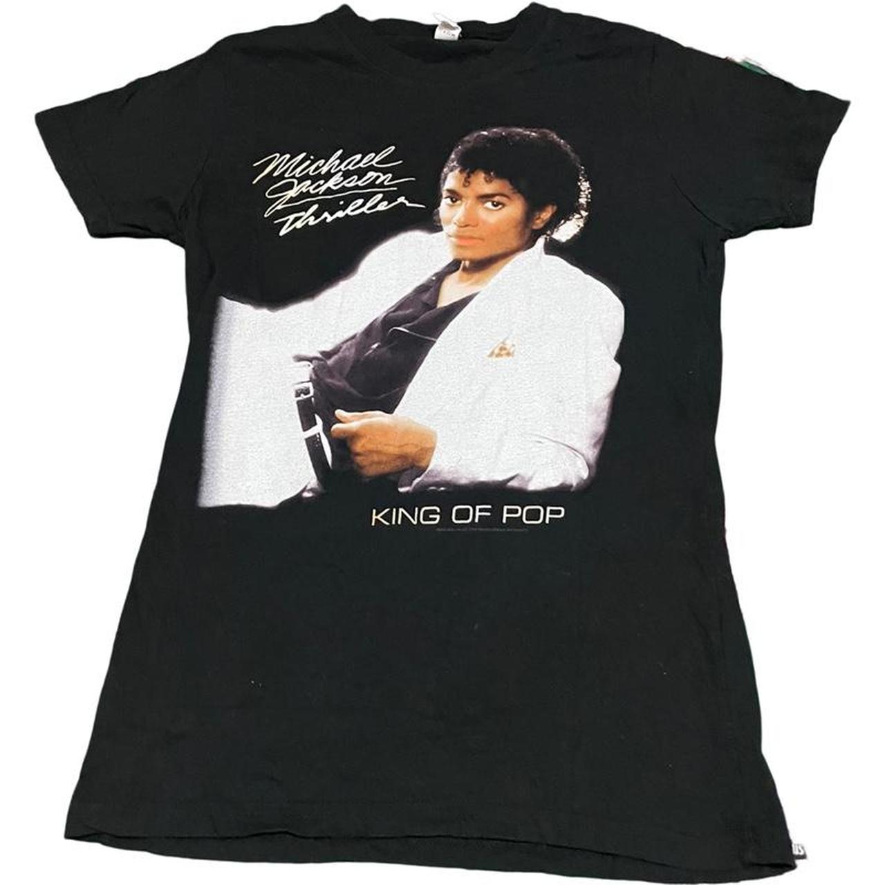 Vintage Michael Jackson Thriller t-shirt. Shirt is - Depop