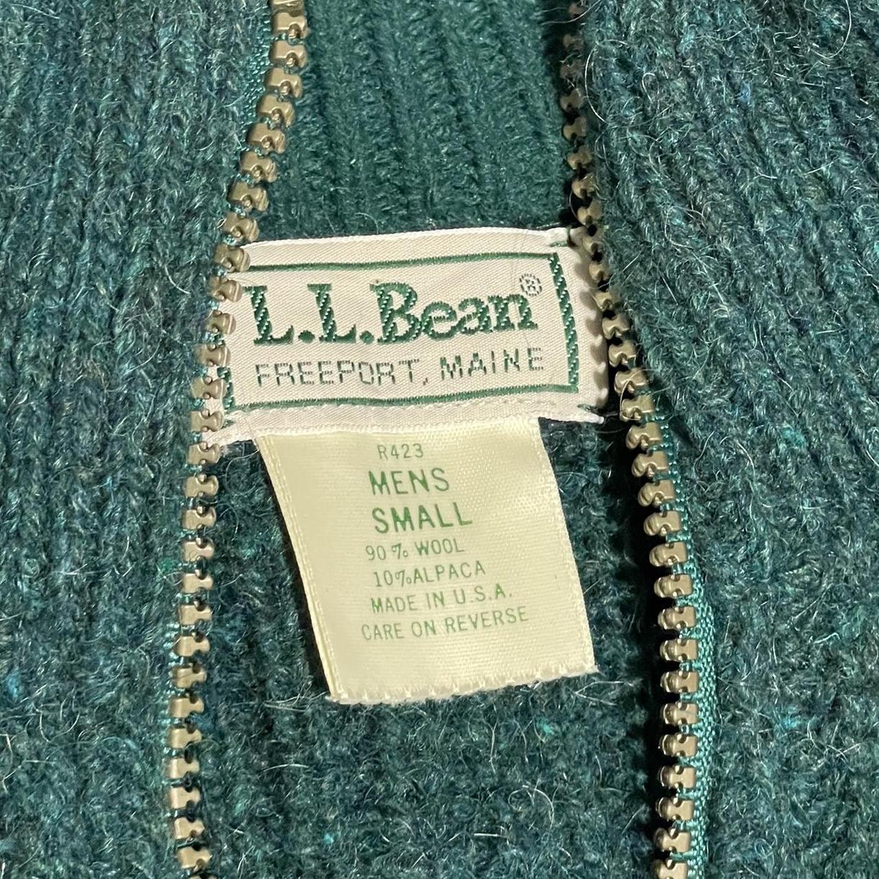 LL Bean Vintage Made in USA Wool Alpaca Blend Full... - Depop