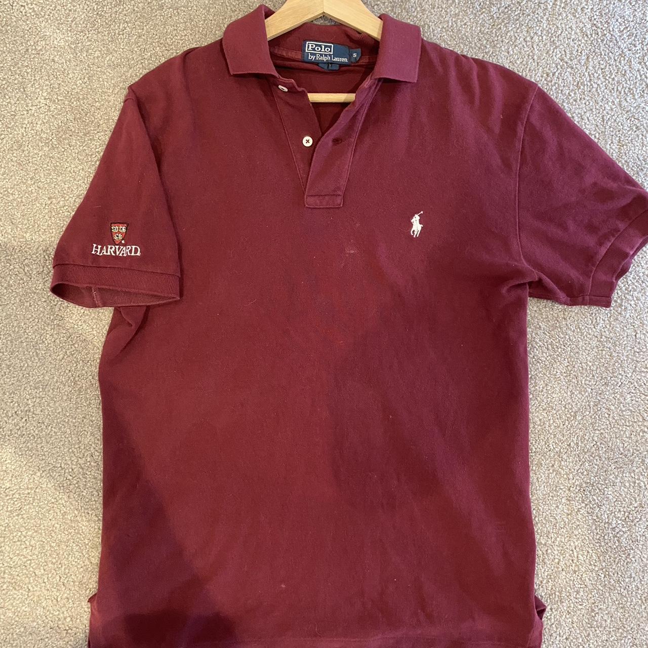 Rare Vintage Ralph Lauren Harvard Polo Shirt Tagged Depop