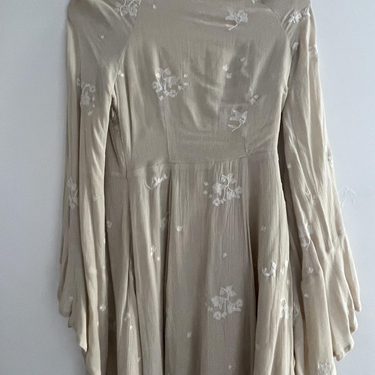 Free people cream dress #freepeople #dress #cream - Depop