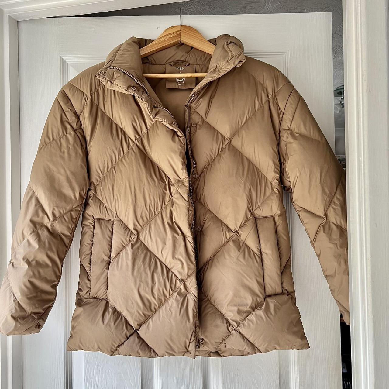 Marks & Spencer Women's Tan Coat | Depop