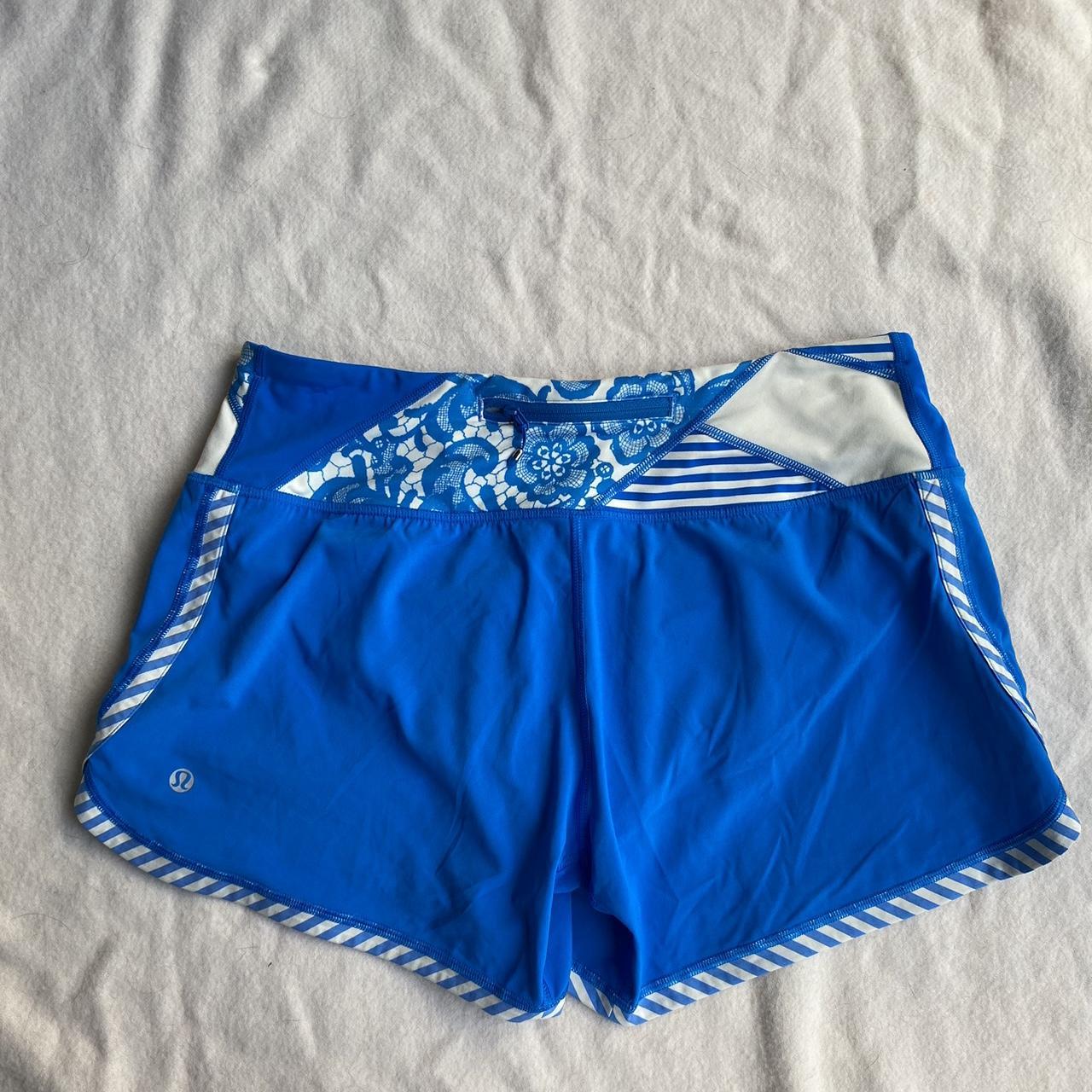 LULULEMON Selling 2000s blue and white Lululemon... - Depop