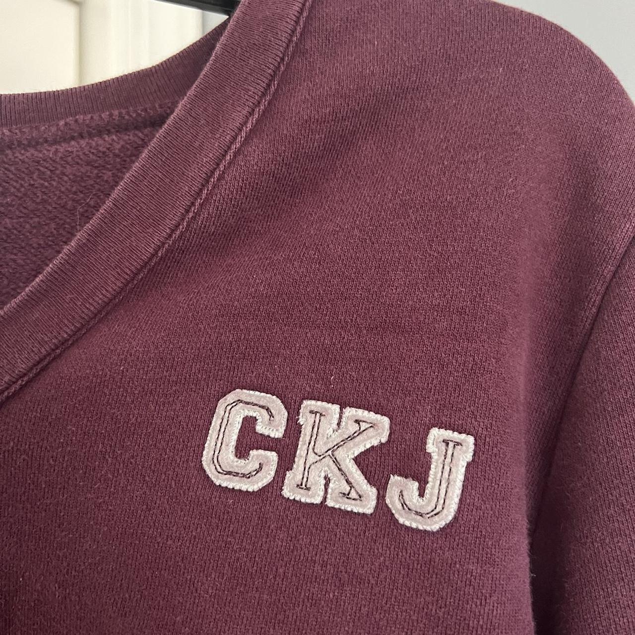 CK Calvin Klein Women's Burgundy Sweatshirt (2)
