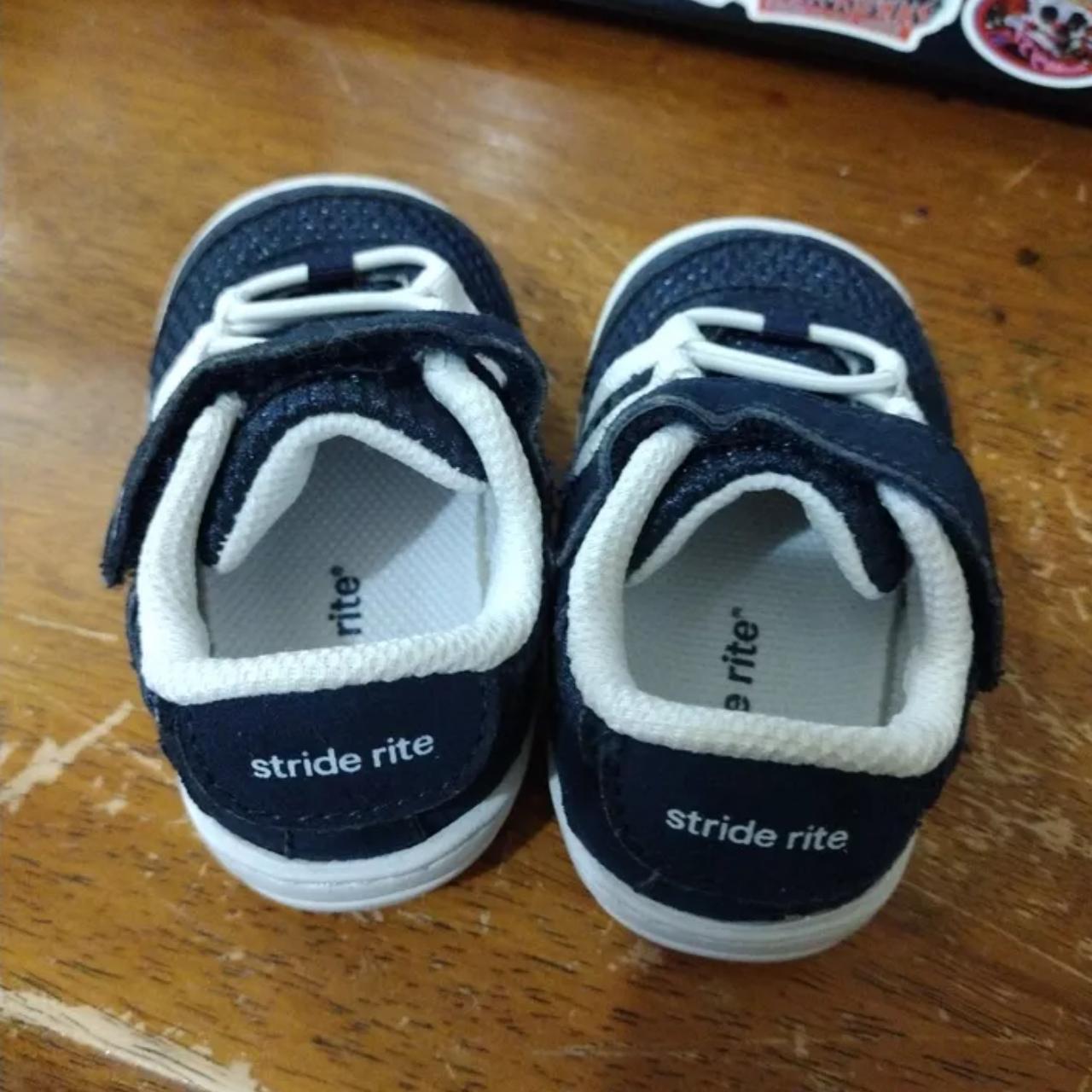 Ivan By Stride Rite Size 3 First Walker Shoe Navy. Depop