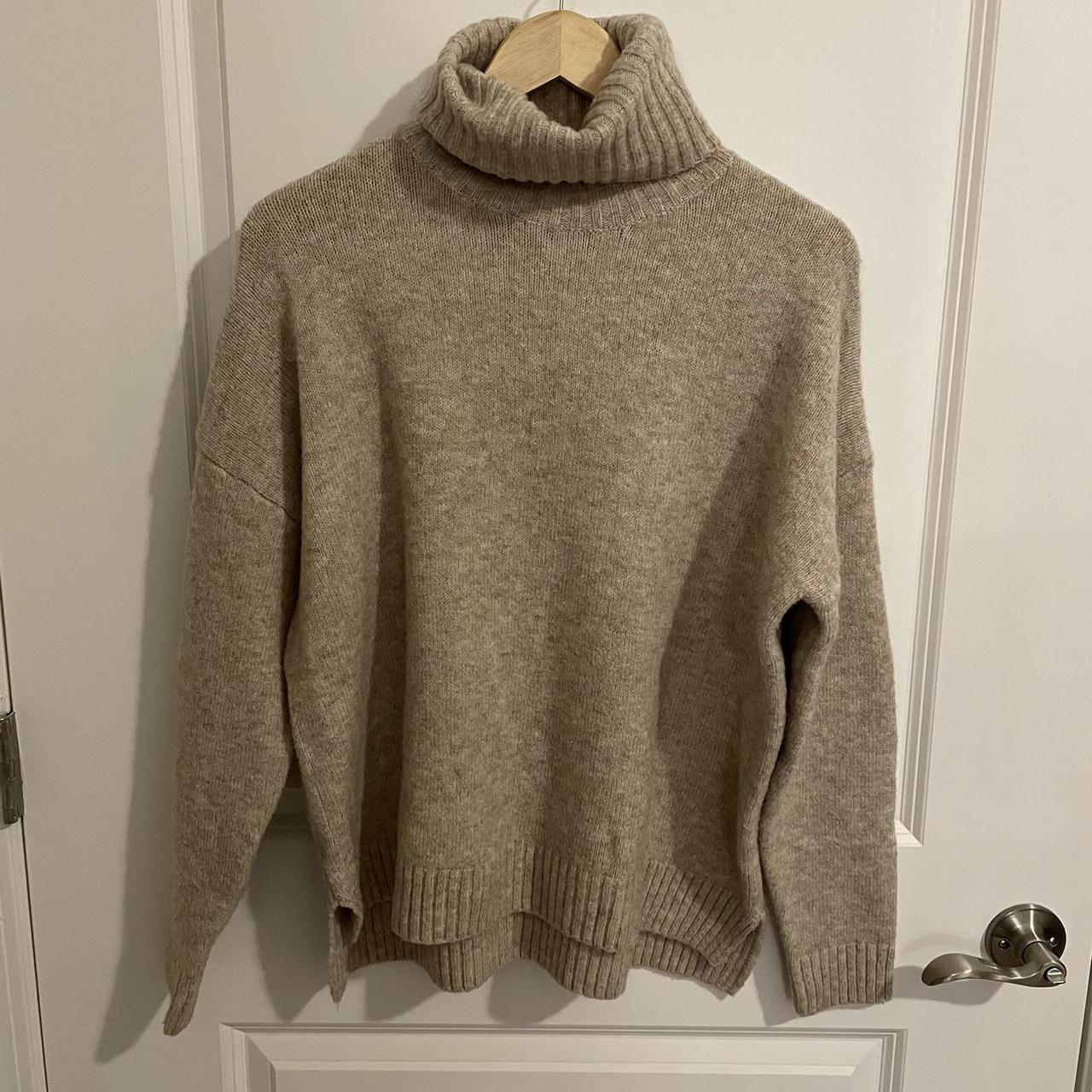 Women's Tan and Brown Jumper | Depop