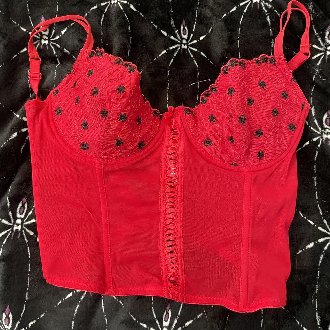 Scarlet - Embroidery Corset Bra