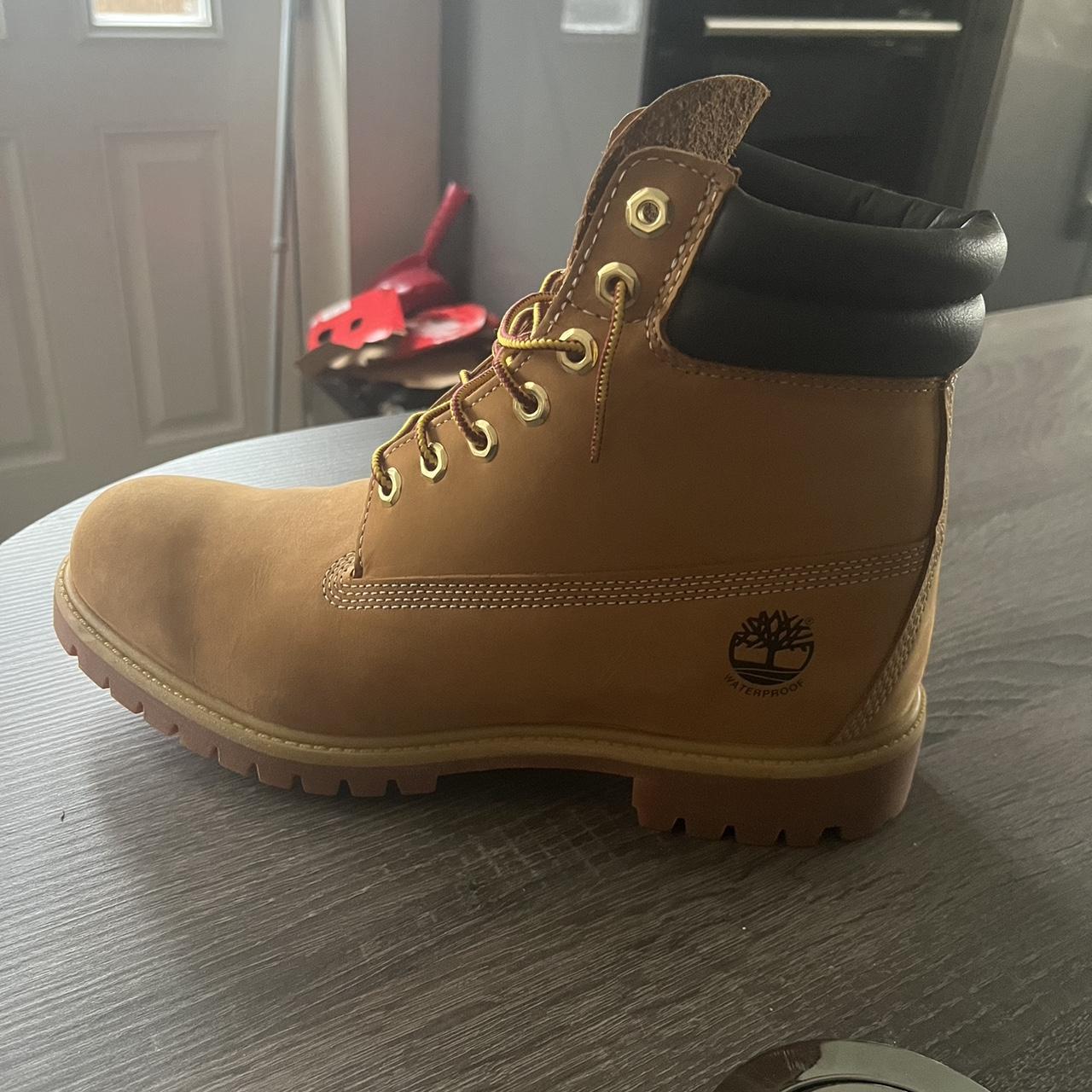 Timberland Men's Tan Boots | Depop