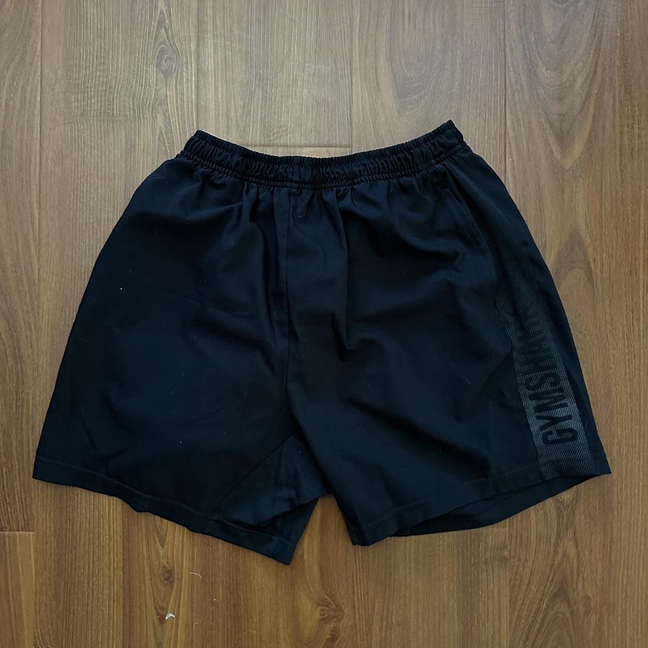 Men’s Gymshark shorts with logo on the side Size... - Depop