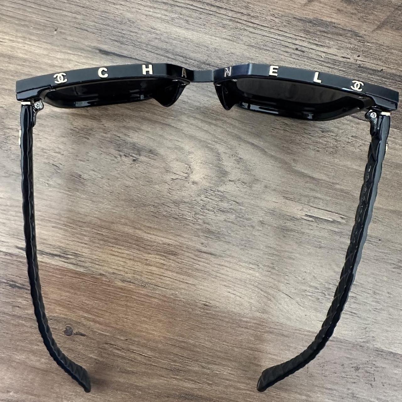 black and gold chanel sunglasses