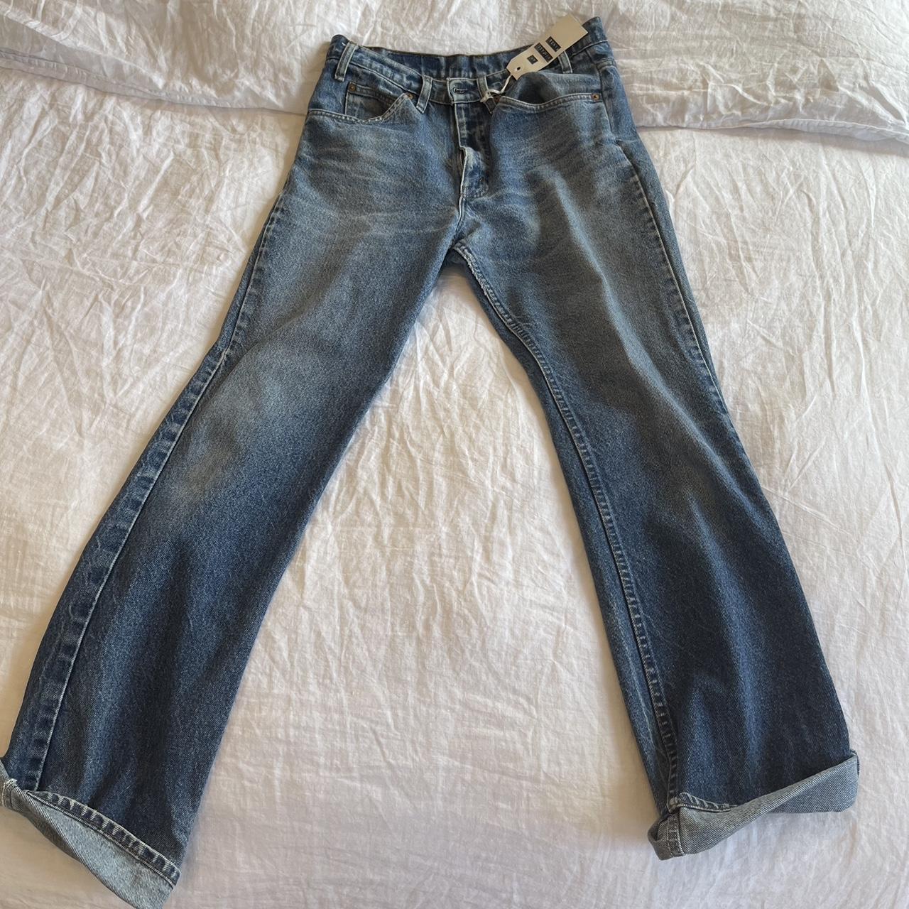 Vintage Orange-tab Levi jeans Fits a size 30 or 31... - Depop