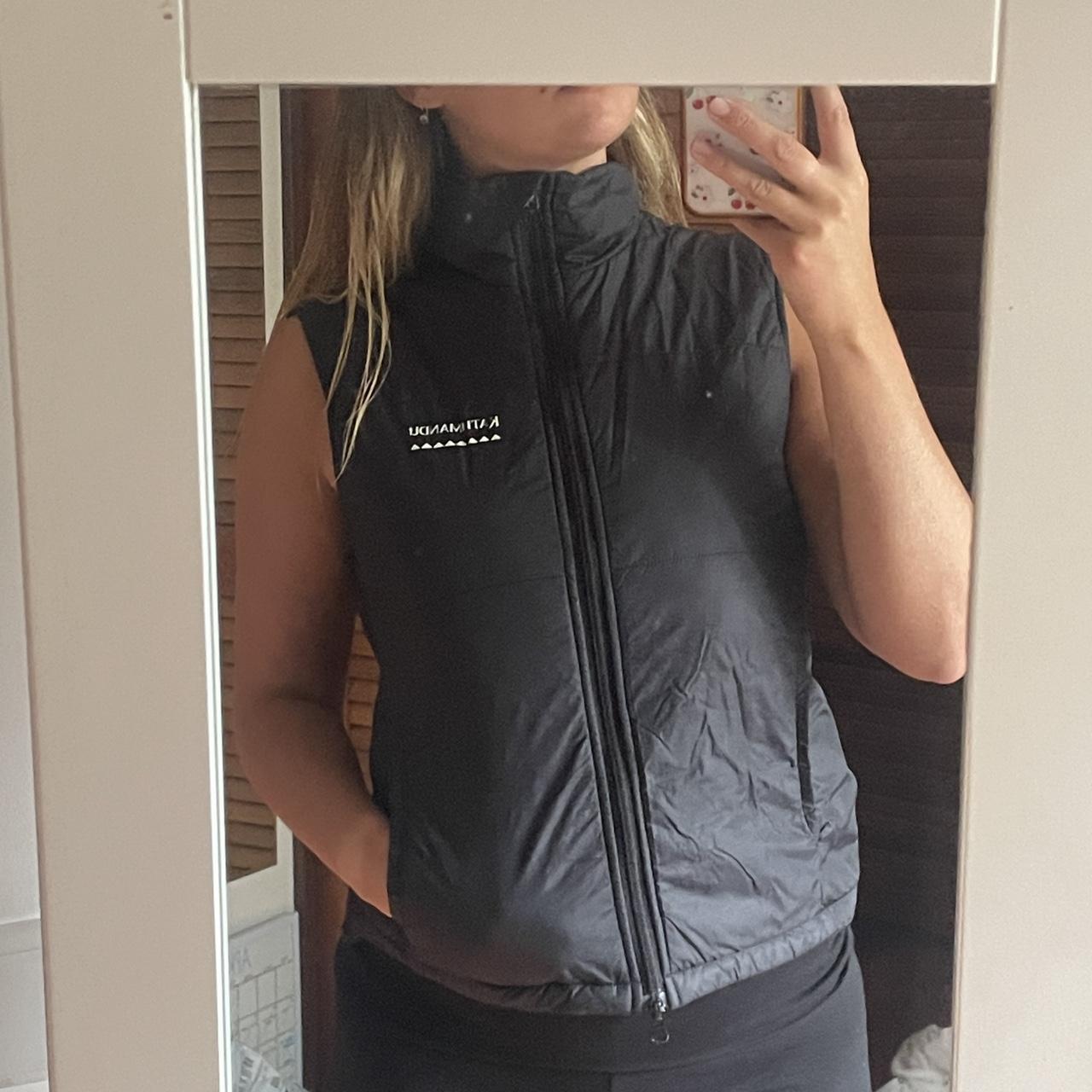 Kathmandu puffer vest Womens size m modelled on a... Depop
