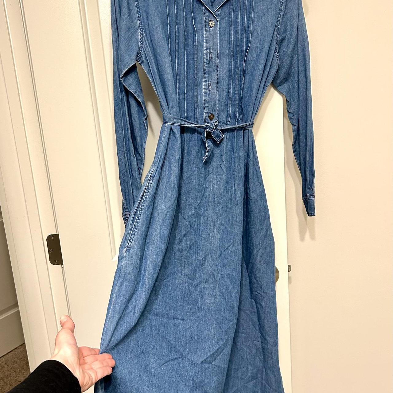 super cute vintage Talbots denim long sleeved Depop