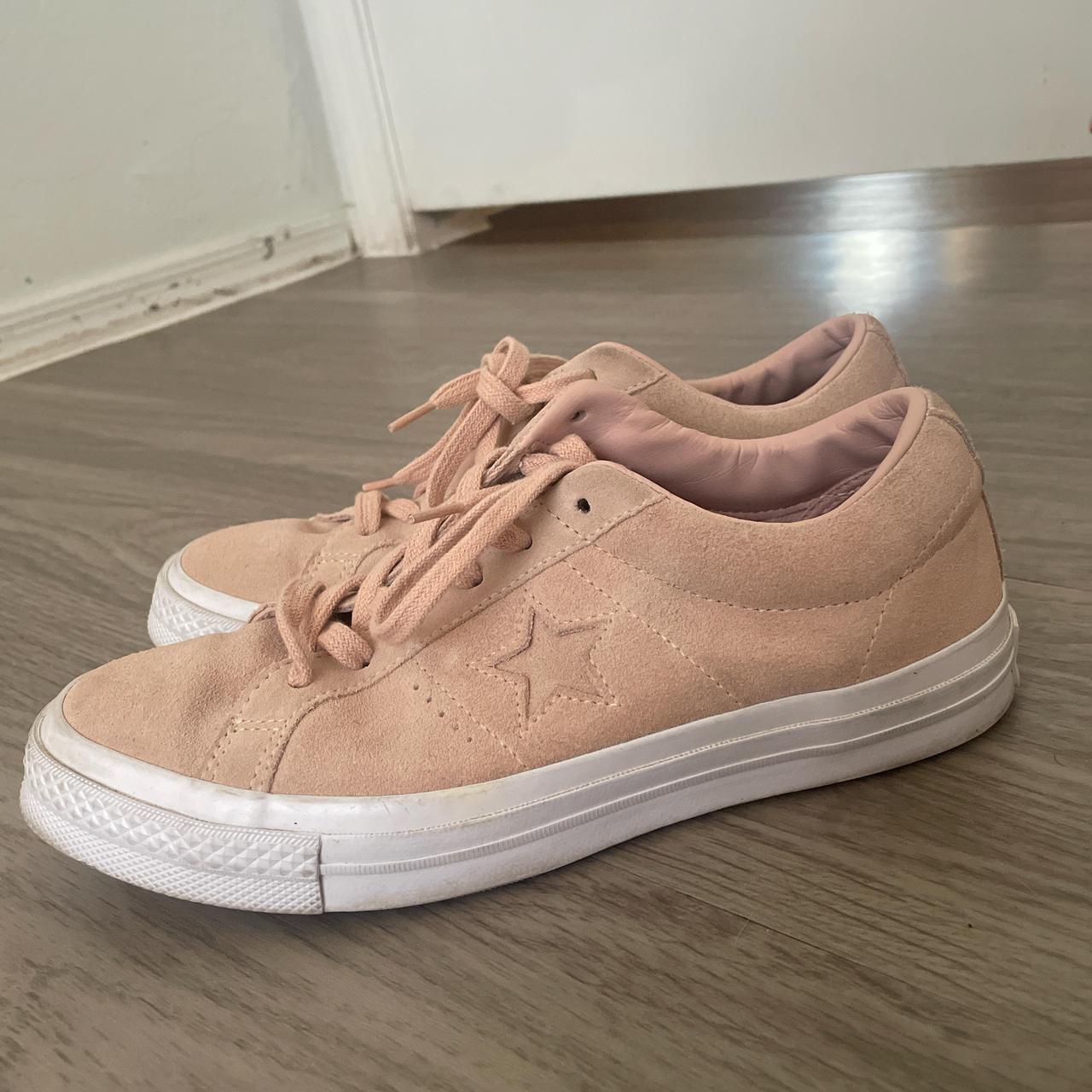 Powder pink converse online