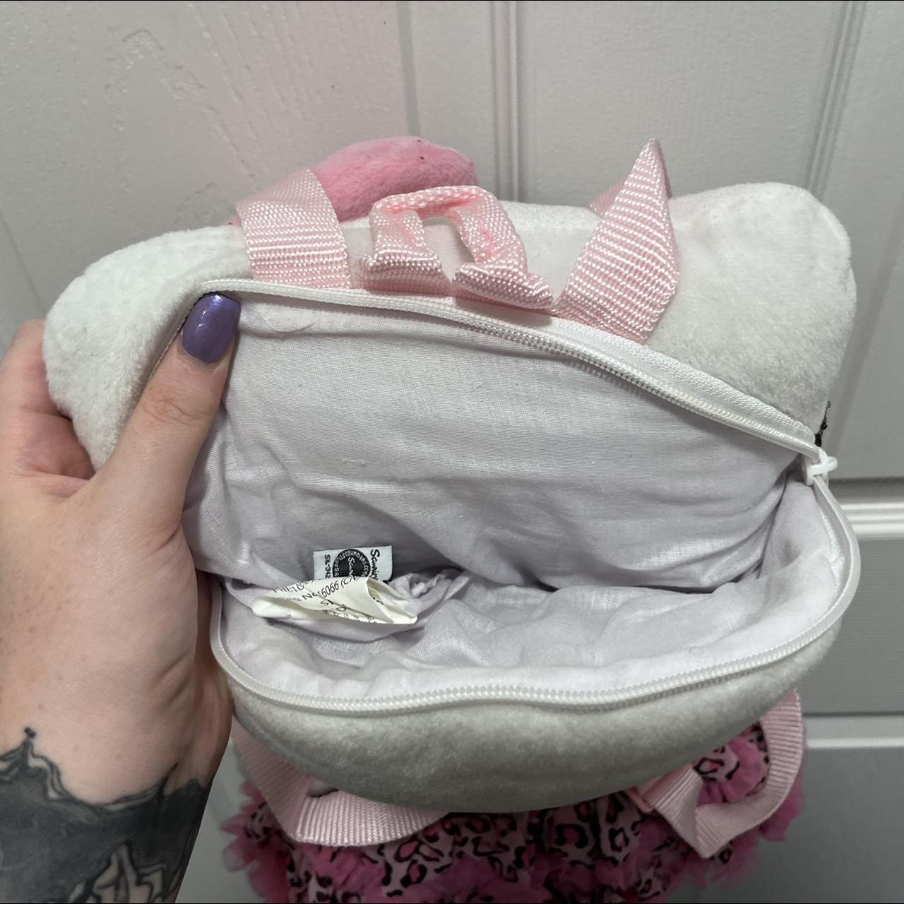 Hello kitty loungefly backpack Metallic hot pink - Depop