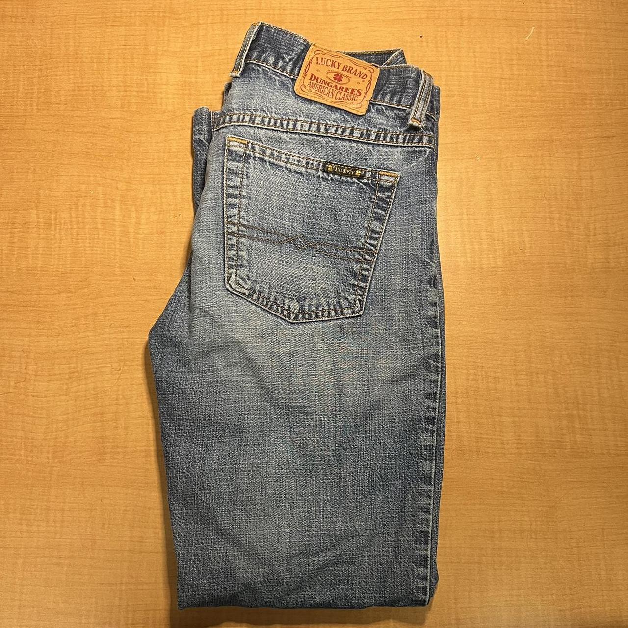 women’s lucky brand jeans medium wash, size 4/27,... - Depop