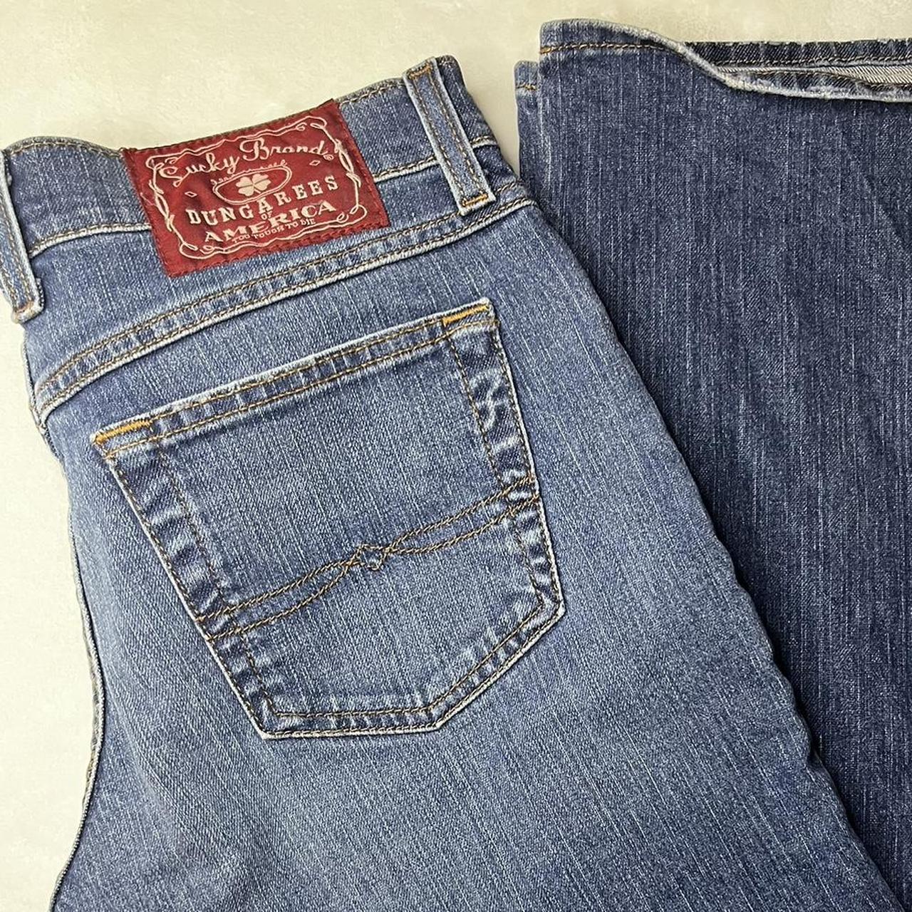 Lucky brand jeans,low waisted,used once. #LuckyBrand - Depop