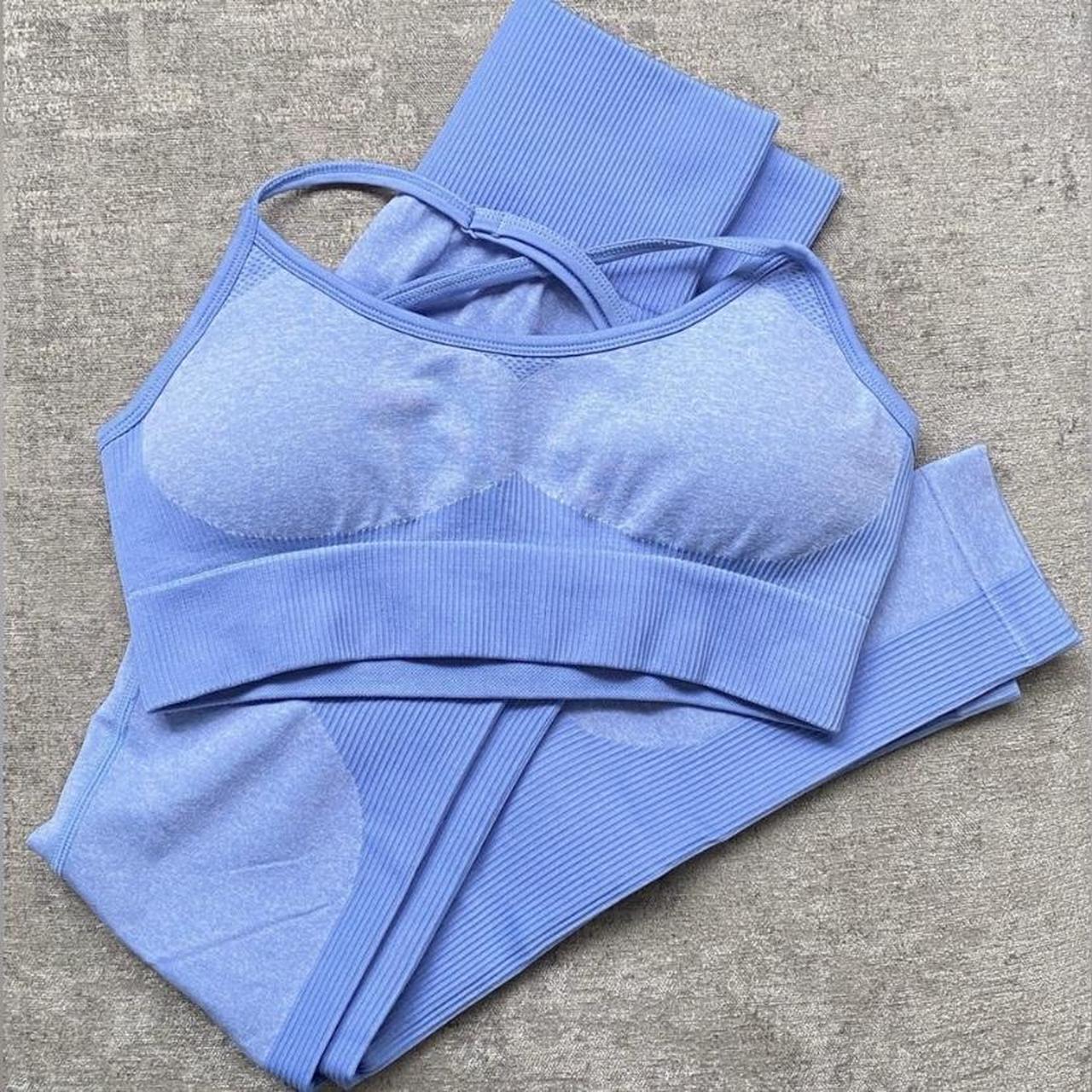 Baby Blue Workout Set New Depop