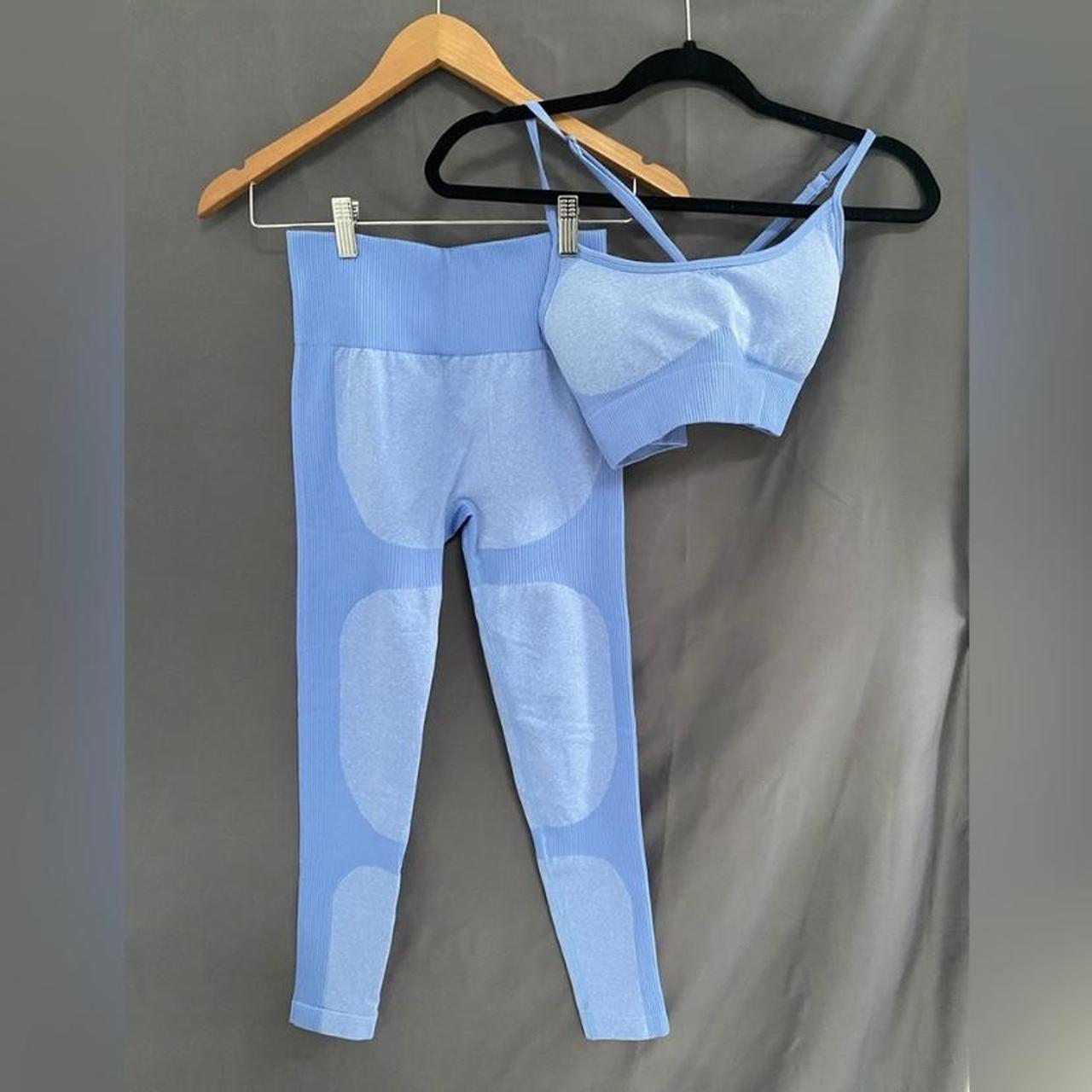 Baby Blue Workout Set New Depop