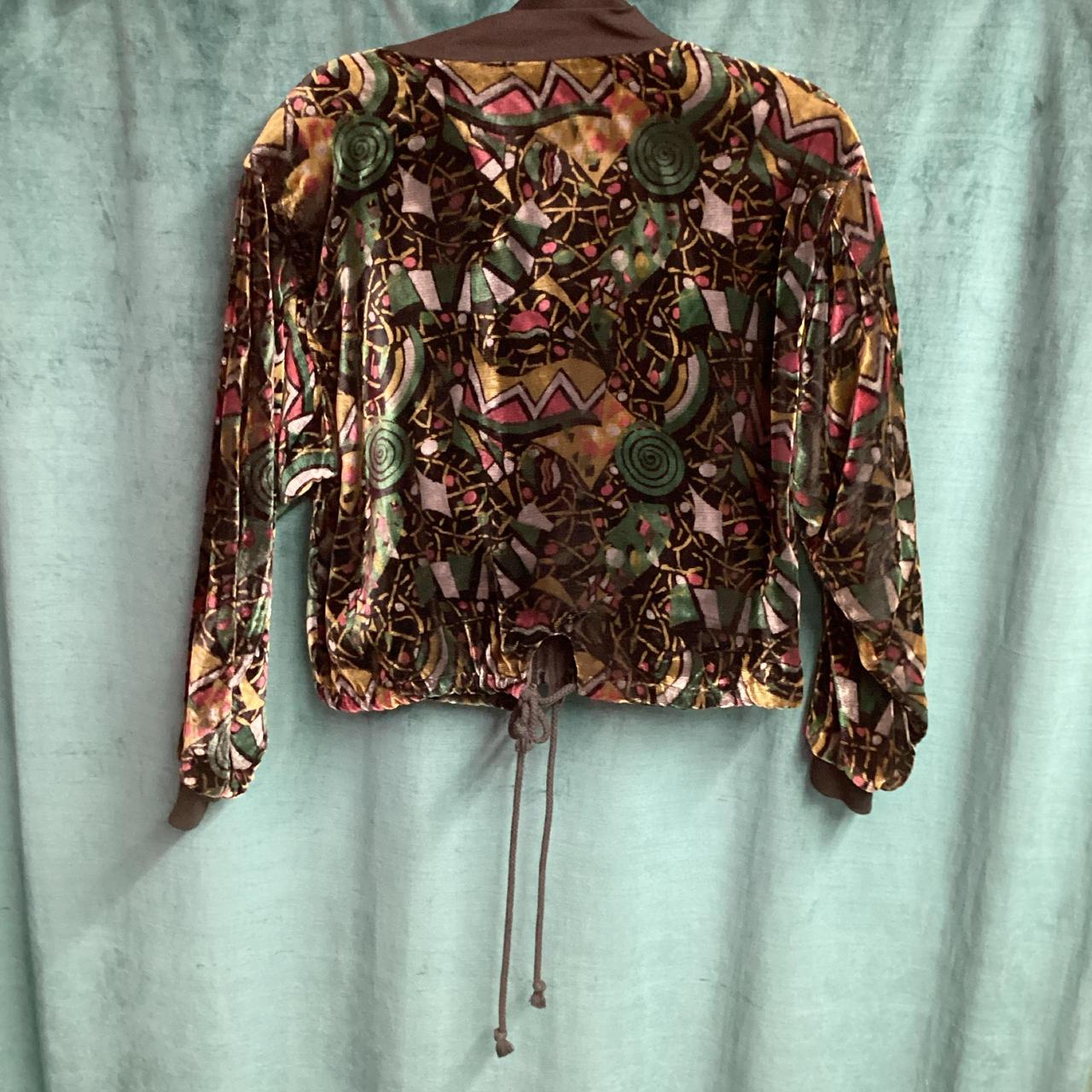 Women's Jacket - Multi/Black - M – Multi colored … - image 6