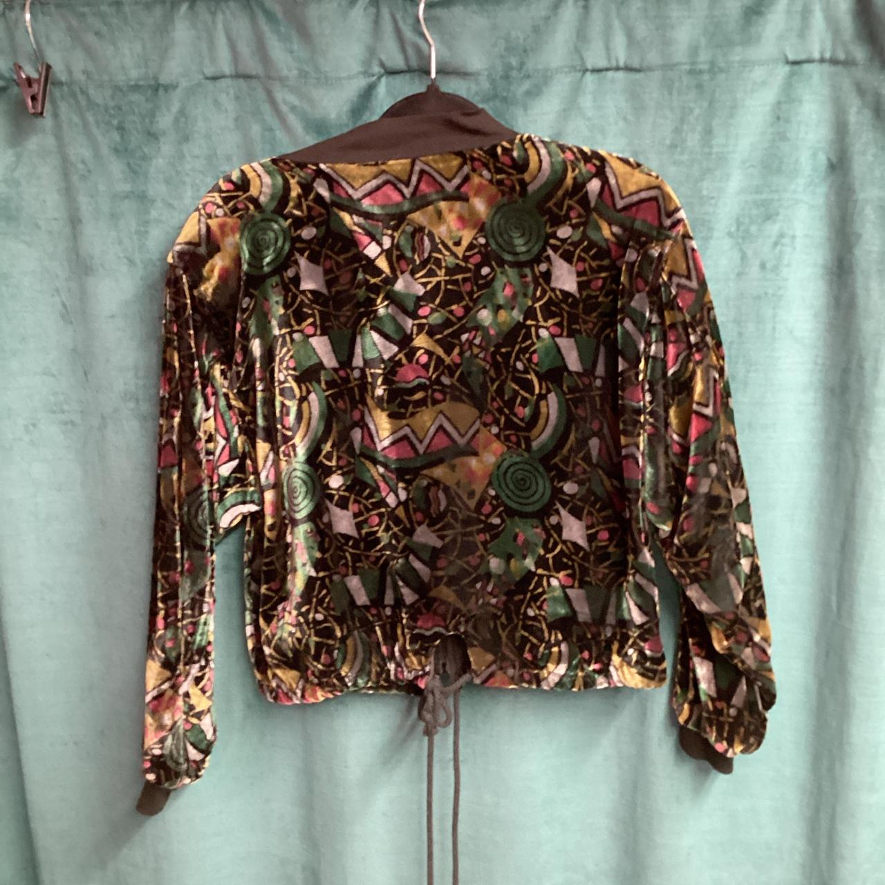 Women's Jacket - Multi/Black - M – Multi colored … - image 7