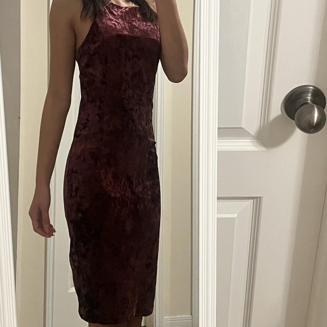 Burgundy fashion dress forever 21