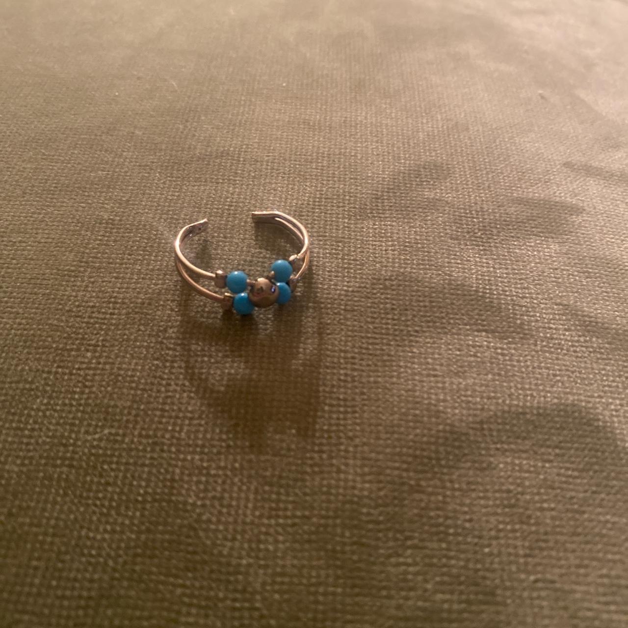 Women S Blue And Silver Jewellery Depop