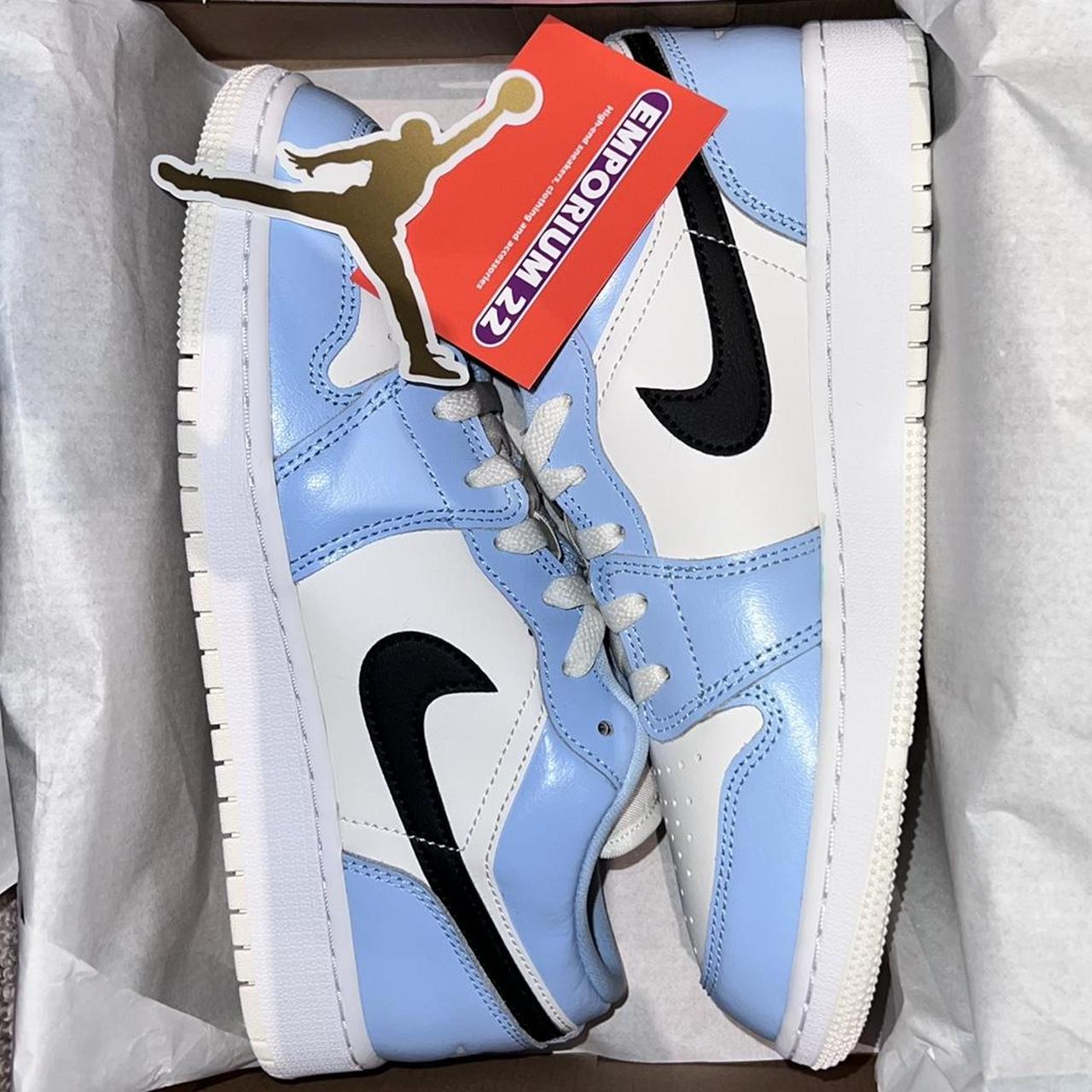 Air Jordan 1 low ‘Ice Blue’ GS ️ DO NOT BUY WITHOUT... - Depop