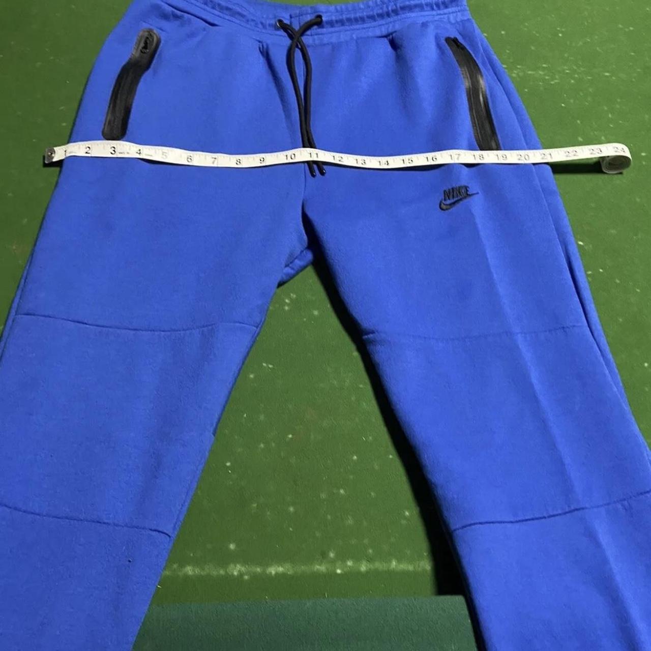 mens nike tech fleece joggers blue