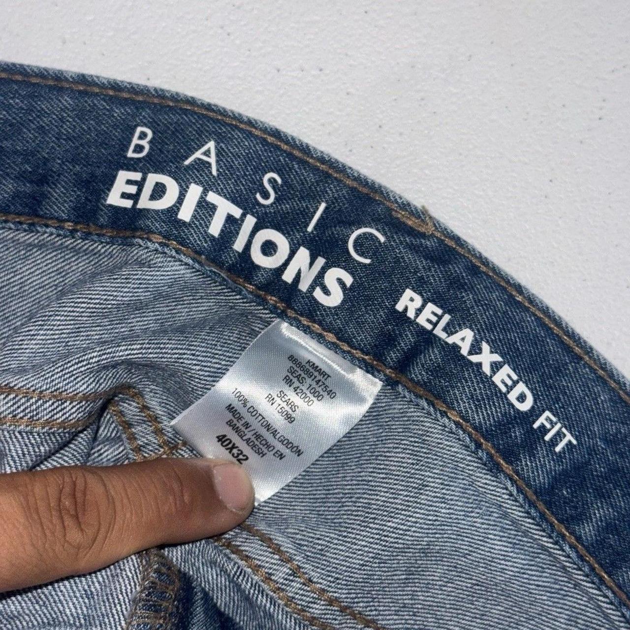 Basic Editions Men's Jeans - Blue - 40" – Basic E… - image 3