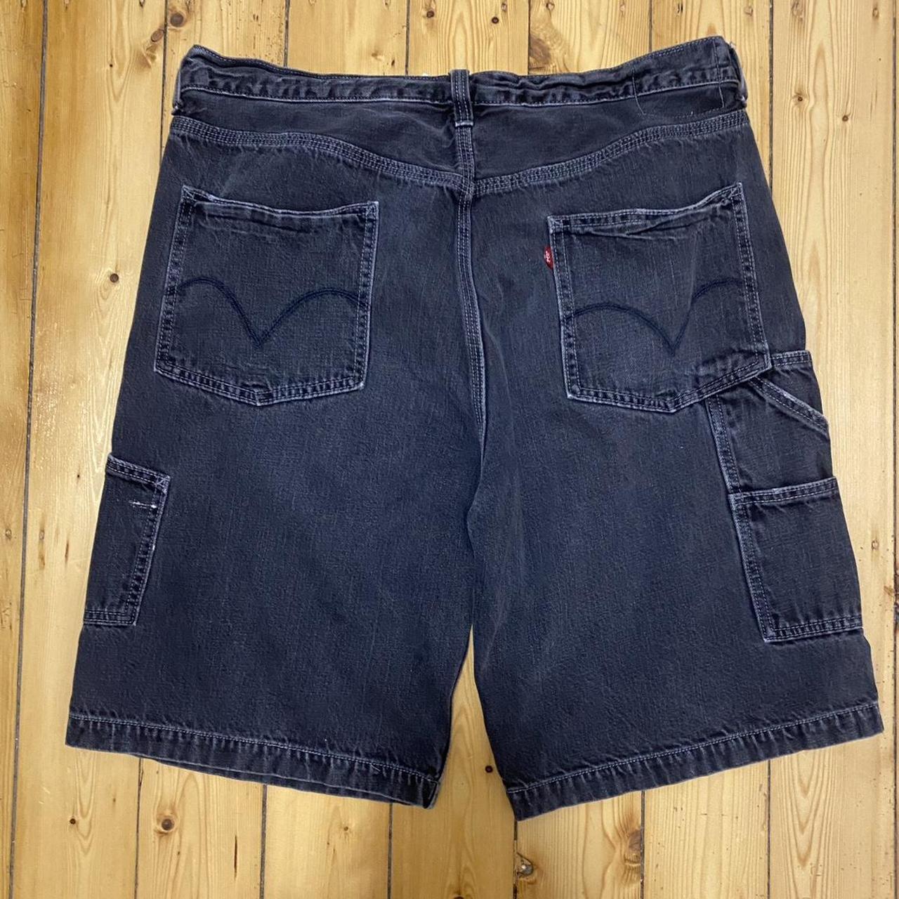 vintage levi carpenter shorts size 36 inseam 11... - Depop