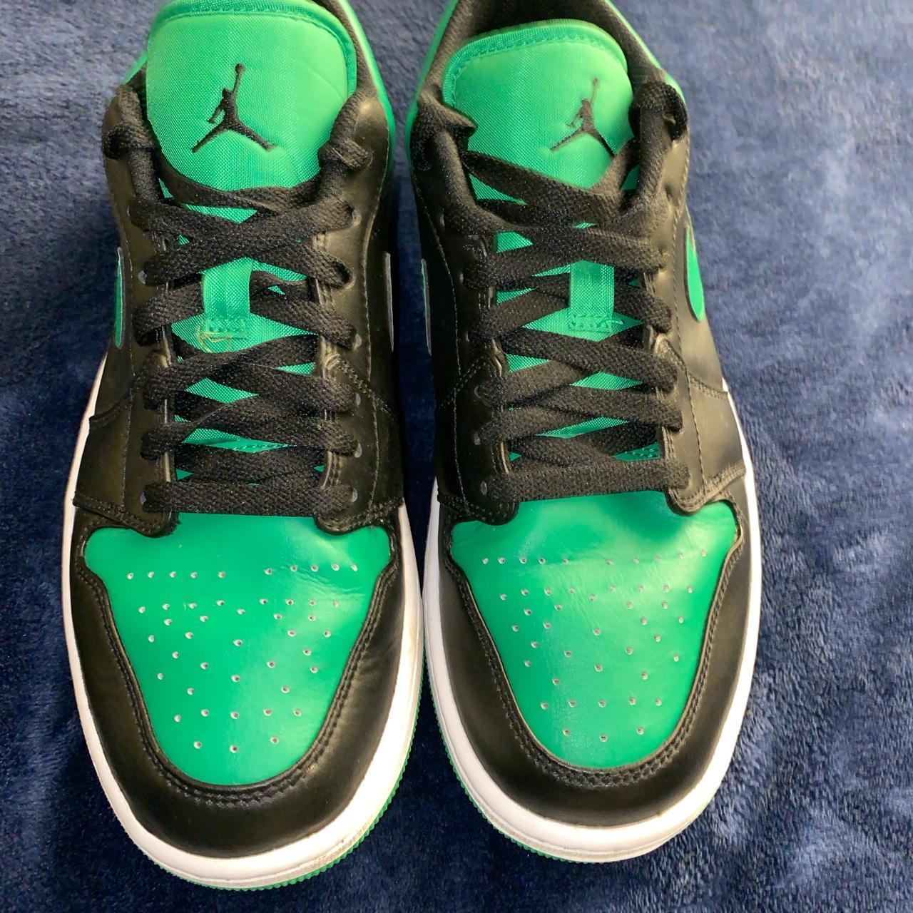 Jordan 1 low lucky green size men’s 9 these are... - Depop