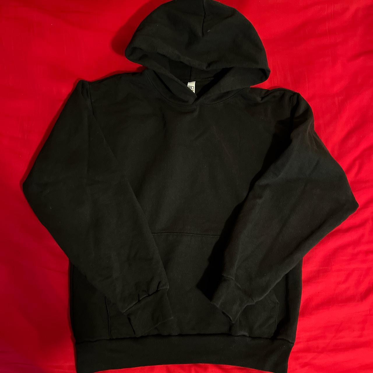 Black Boxy Hoodie Size Medium Great for the winter - Depop