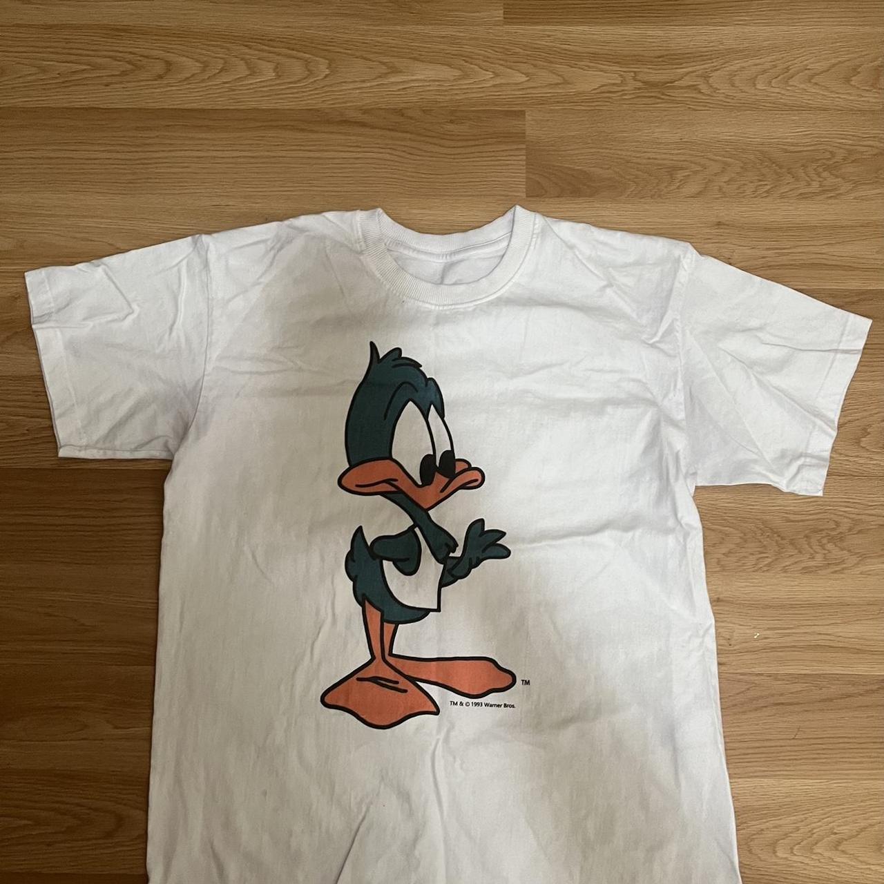 Vintage Plucky Duck Shirt Size L No flaws Depop... - Depop
