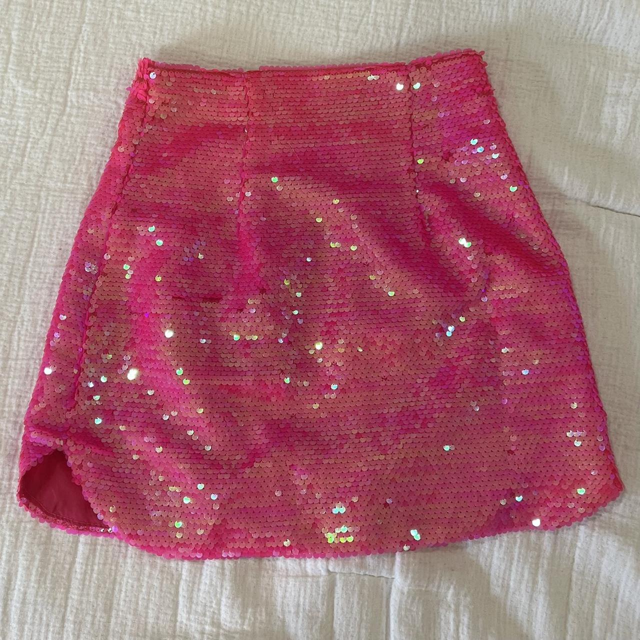 Princess Polly Women's Pink Skirt | Depop