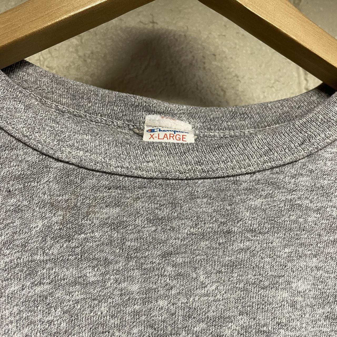 Champion Men's Grey T-shirt | Depop