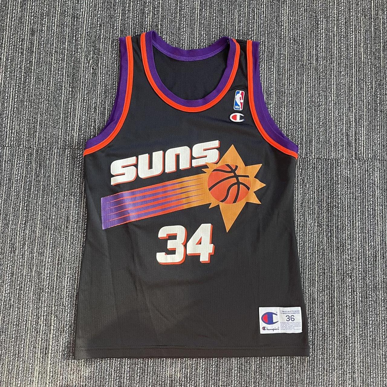 Phoenix Suns Charles Barkley jersey champion 36 mens purple