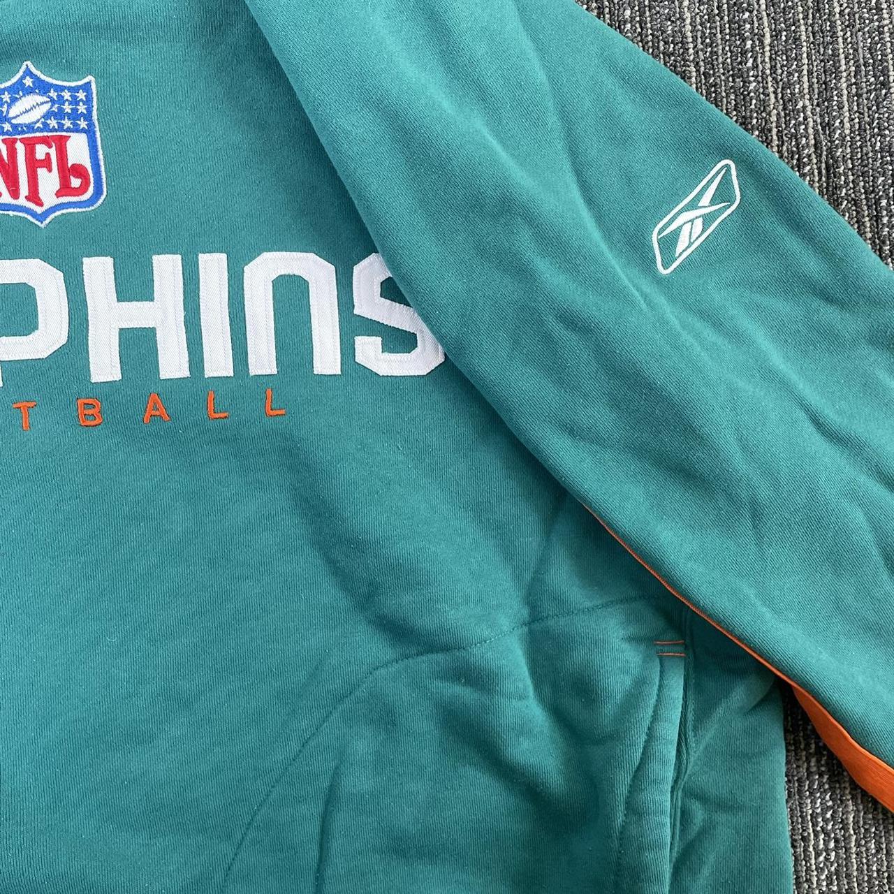 Vintage 1995 Miami Dolphins Sweatshirt Size - Depop