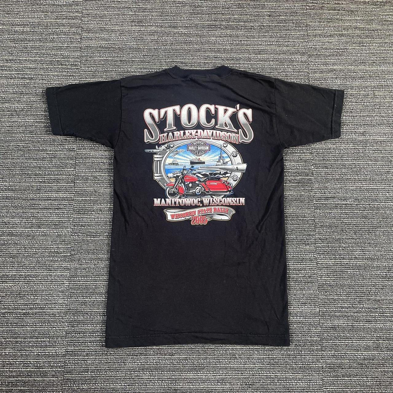 2005 Manitowoc Harley Davidson Tee • Size:... - Depop