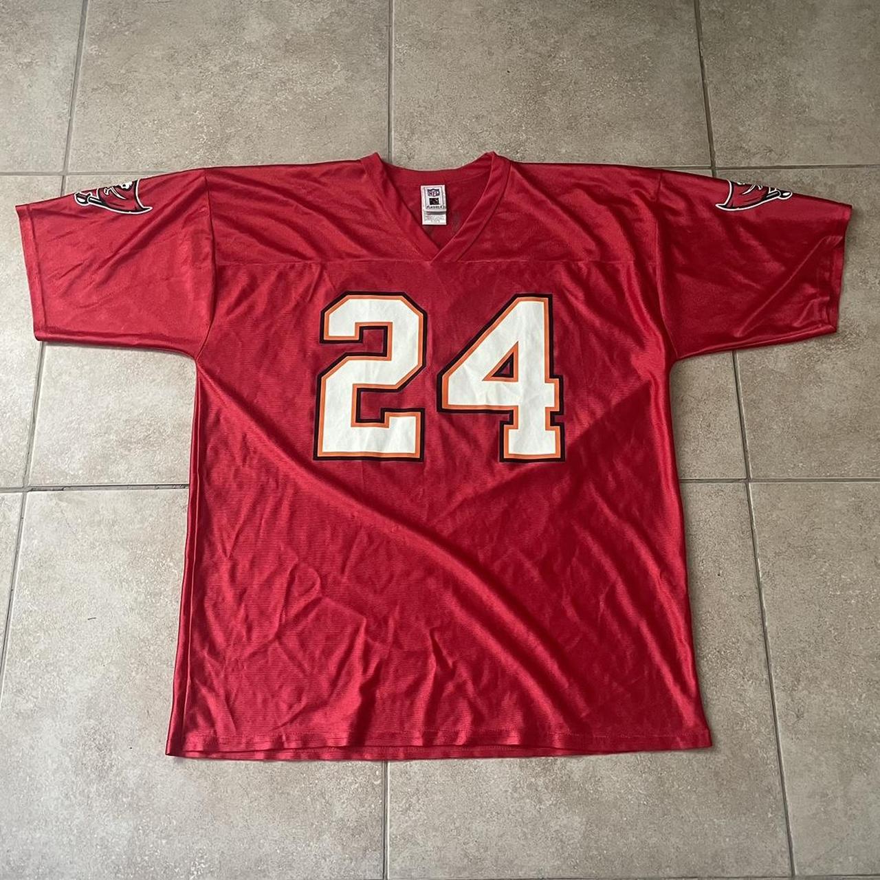 TAMPA BAY BUCCANEERS NFL SHIRT JERSEY REEBOK M MEN BLACK #24 CADILLAC  WILLIAMS