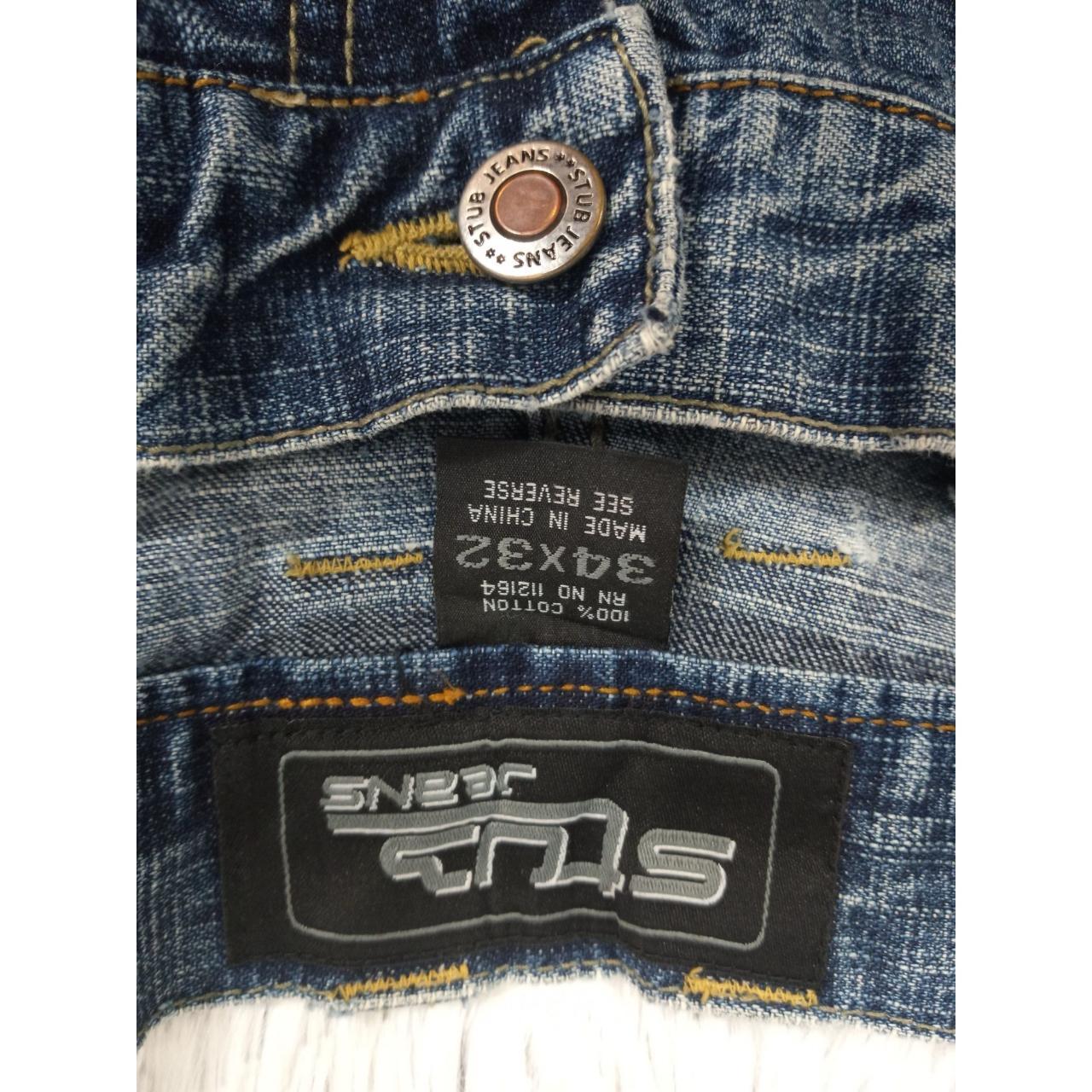 Stub Jeans Mens 34x32 Mid Wash Performance Action - Depop