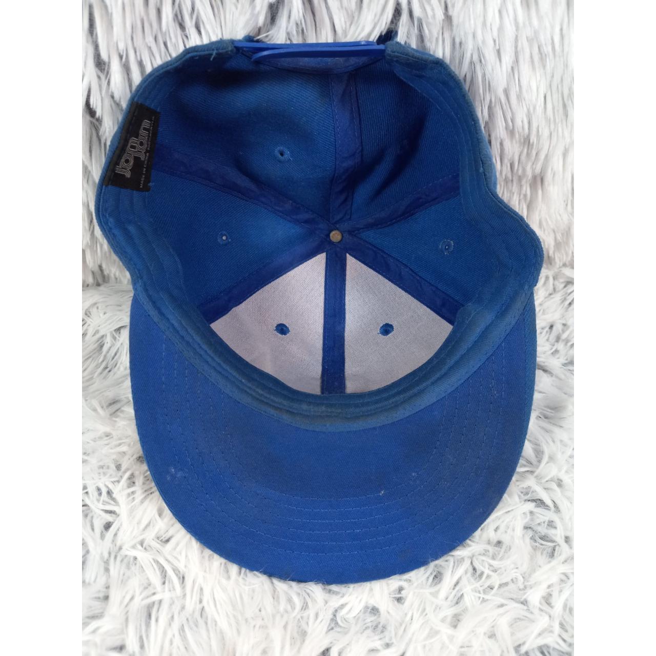 Chicago Bulls Jon Jon Hat Blue Red Embroidered Logo... - Depop