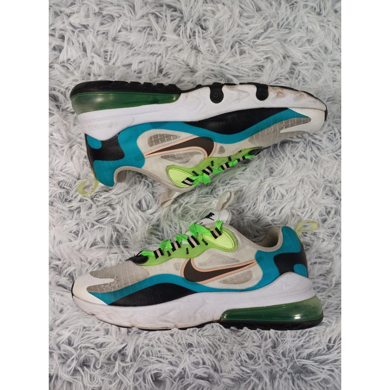 Nike Air Max 270 React GS Oracle Aqua Blue