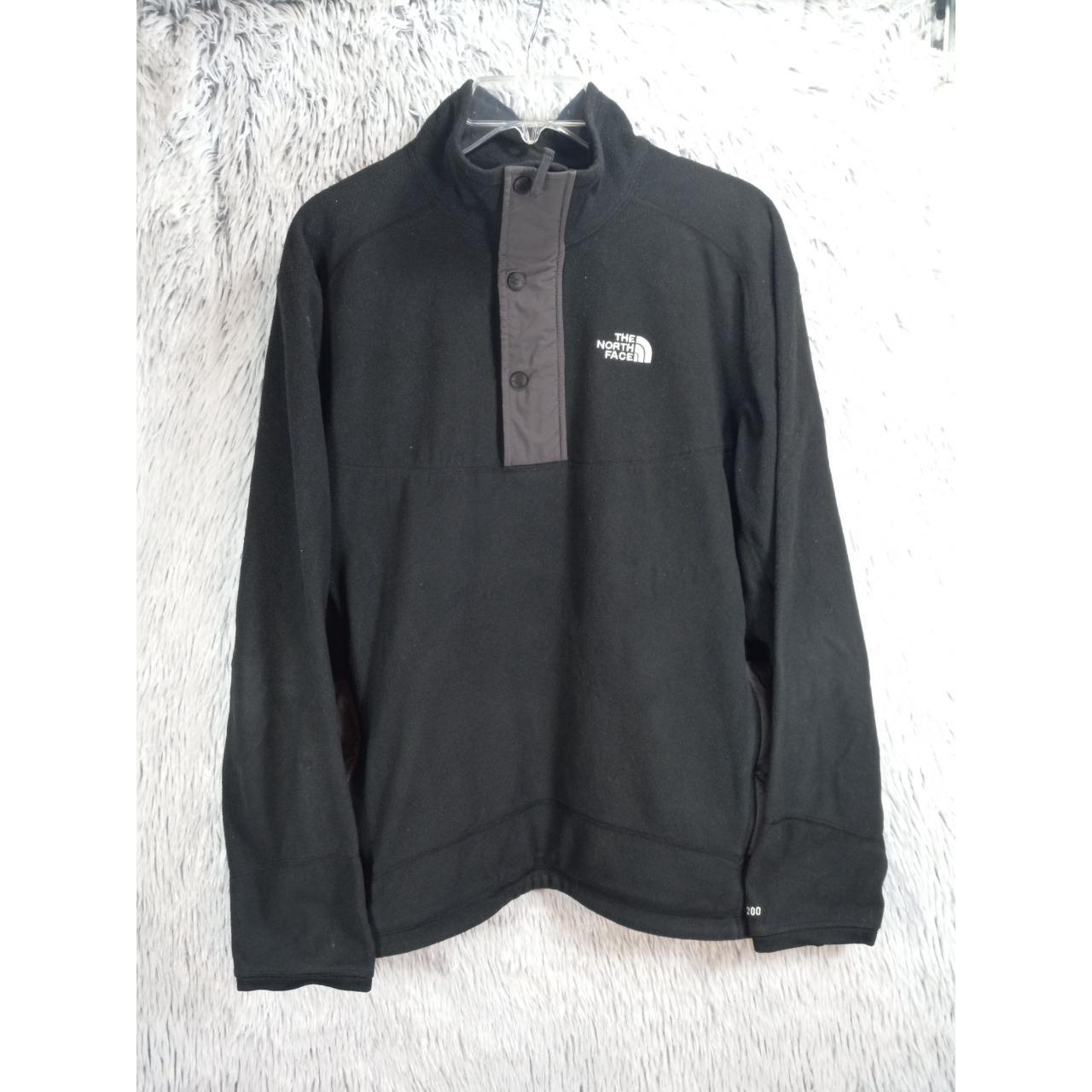 The North Face TKA 200 Mens Large Black Henley... - Depop